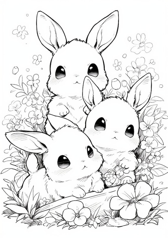 170+ Bunny Coloring Pages: Hop into Fun 123