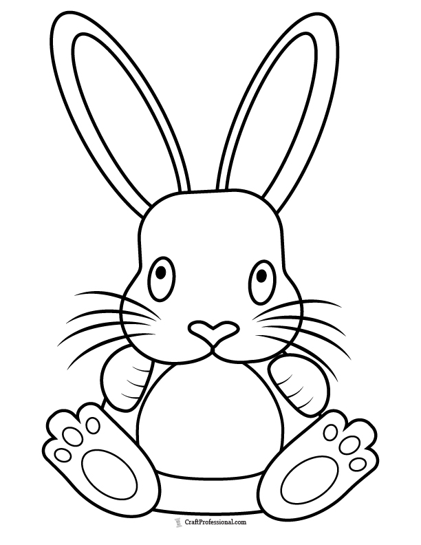 170+ Bunny Coloring Pages: Hop into Fun 125