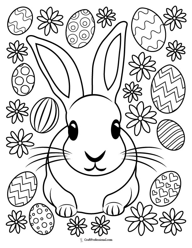 170+ Bunny Coloring Pages: Hop into Fun 140