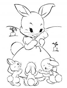 170+ Bunny Coloring Pages: Hop into Fun 155