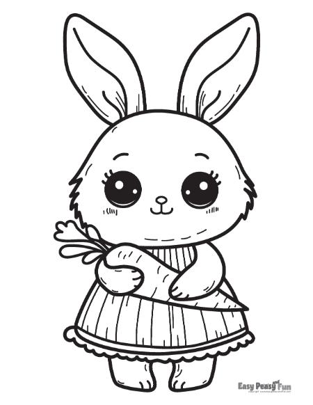 170+ Bunny Coloring Pages: Hop into Fun 158