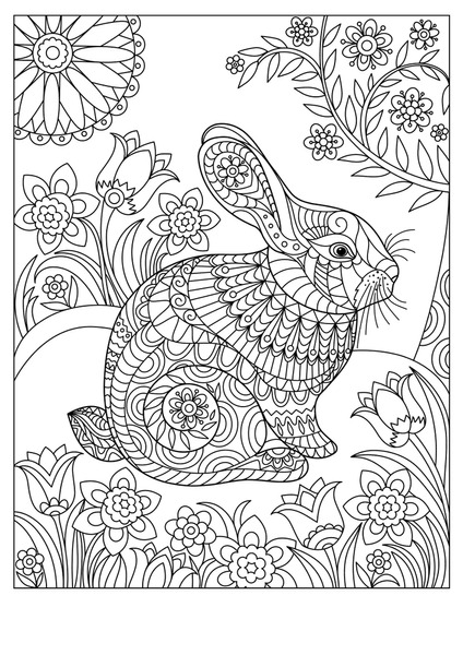 170+ Bunny Coloring Pages: Hop into Fun 160