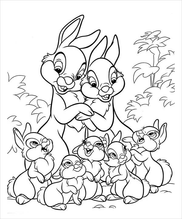 170+ Bunny Coloring Pages: Hop into Fun 163