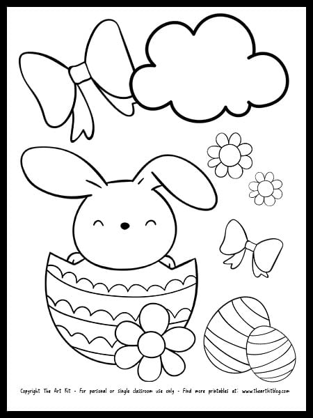 170+ Bunny Coloring Pages: Hop into Fun 165