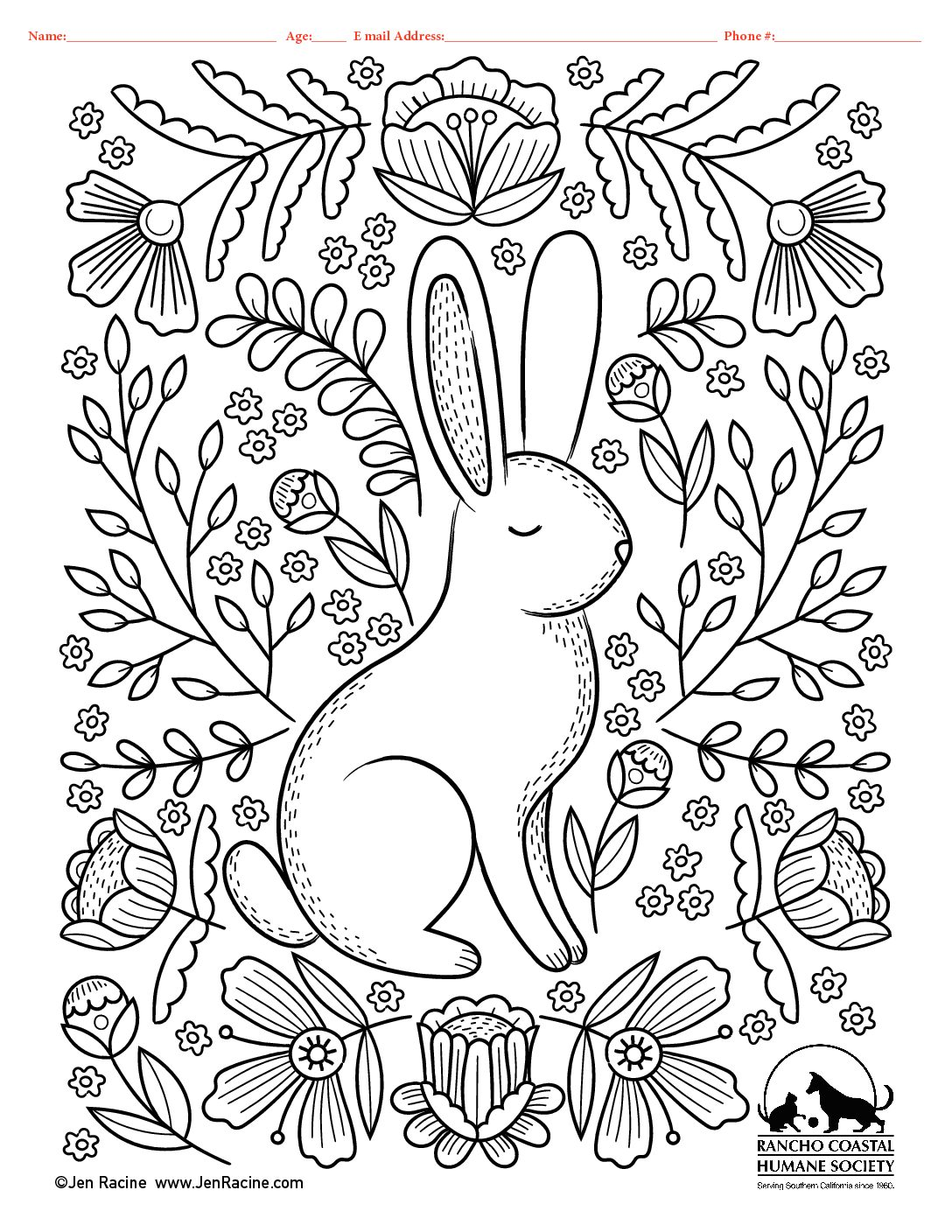 170+ Bunny Coloring Pages: Hop into Fun 18