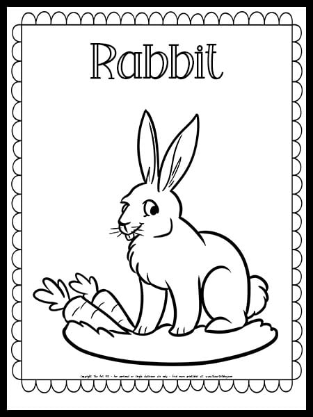 170+ Bunny Coloring Pages: Hop into Fun 23