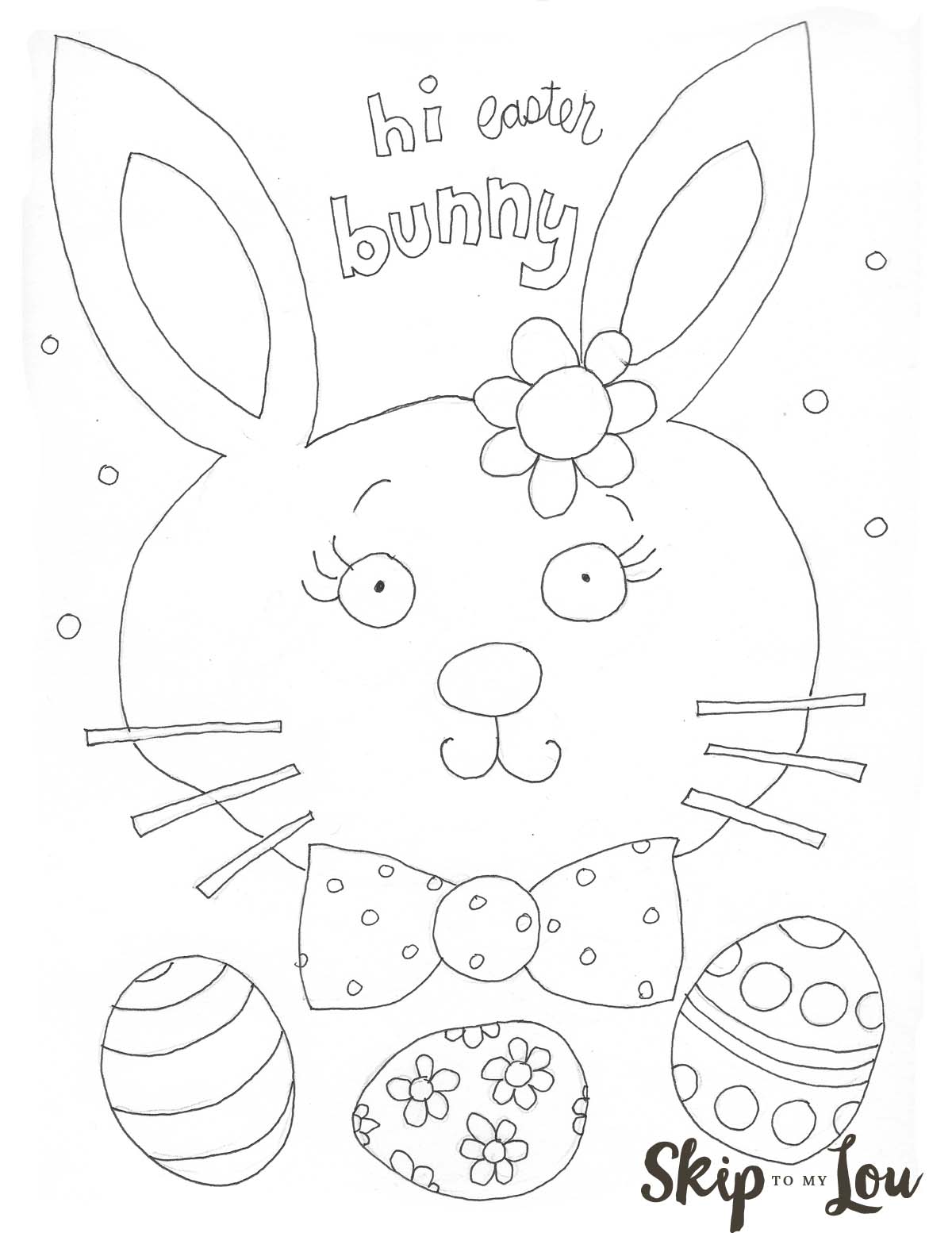 170+ Bunny Coloring Pages: Hop into Fun 42