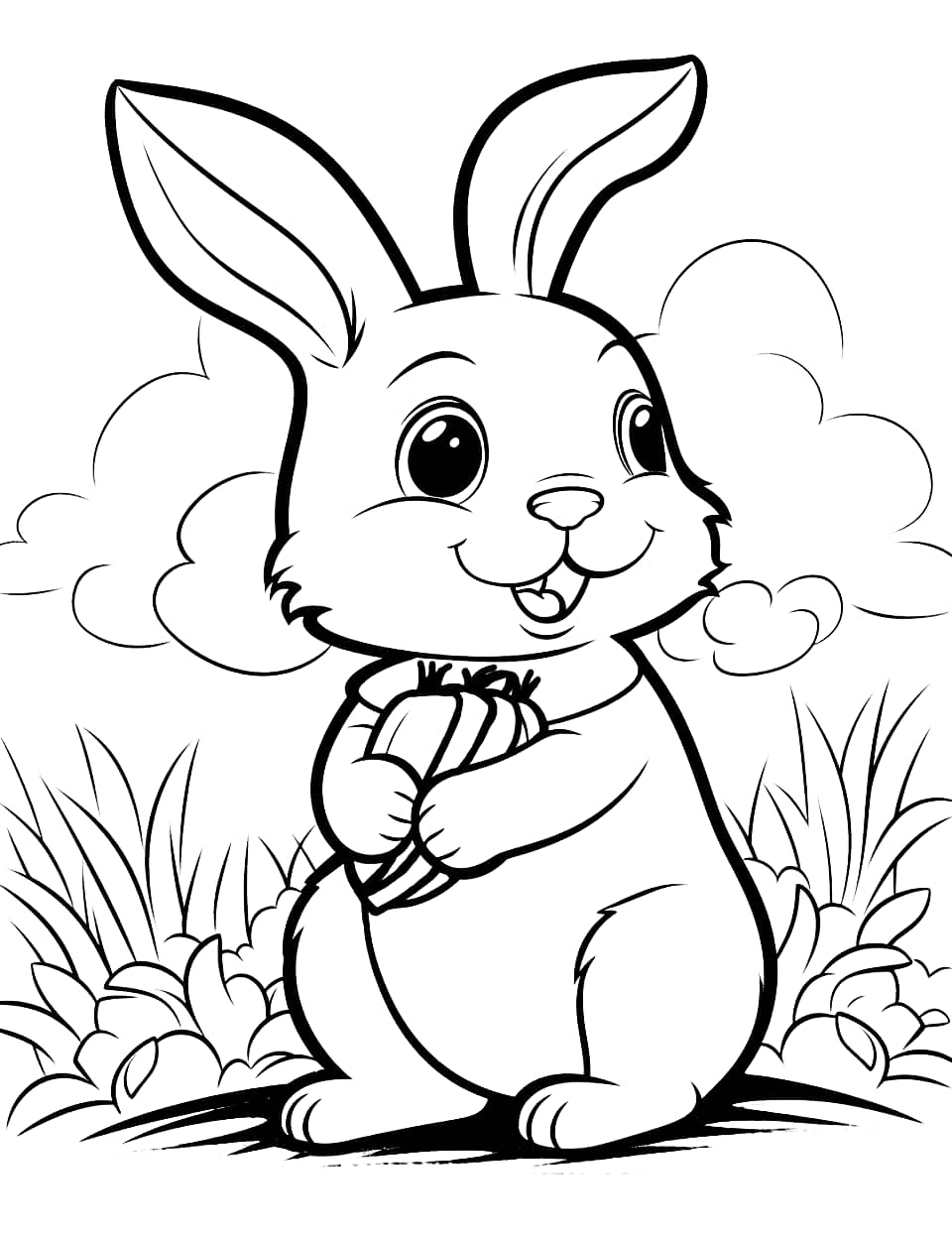 170+ Bunny Coloring Pages: Hop into Fun 50