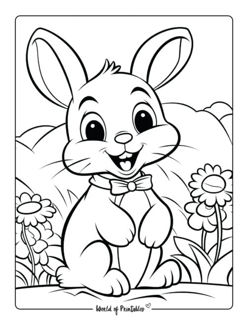 170+ Bunny Coloring Pages: Hop into Fun 63