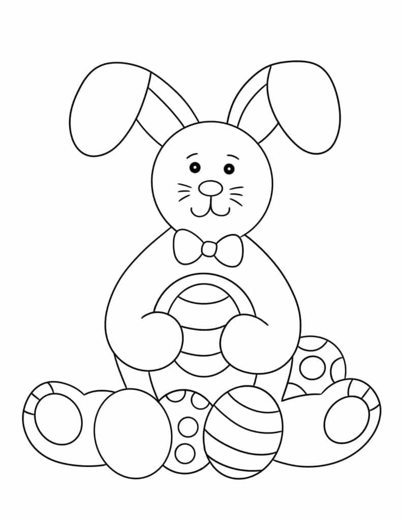 170+ Bunny Coloring Pages: Hop into Fun 72