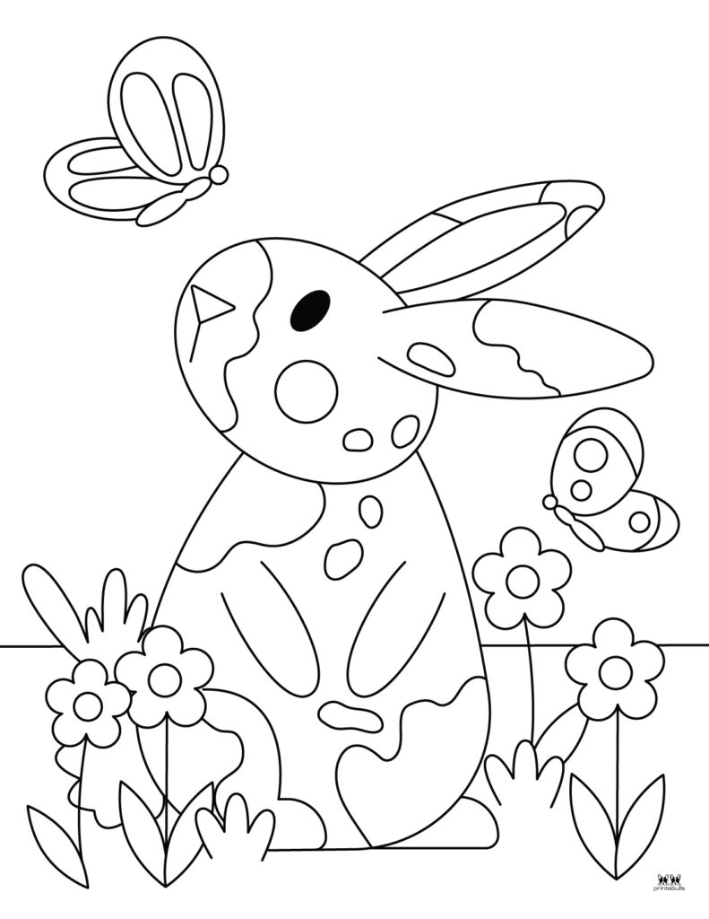 170+ Bunny Coloring Pages: Hop into Fun 95