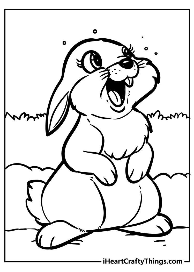 170+ Bunny Coloring Pages: Hop into Fun 97