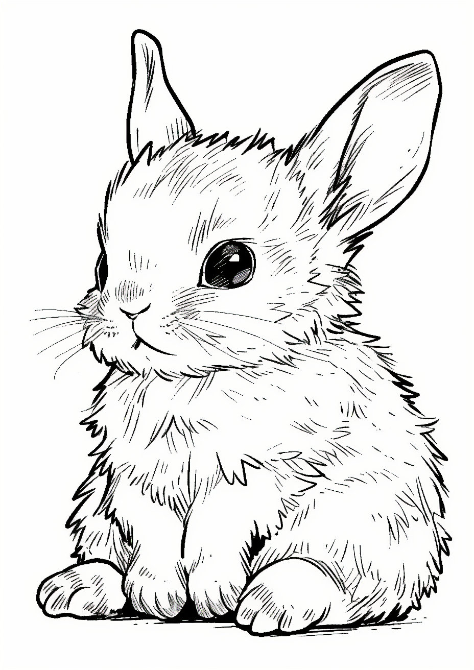 170+ Bunny Coloring Pages: Hop into Fun 99