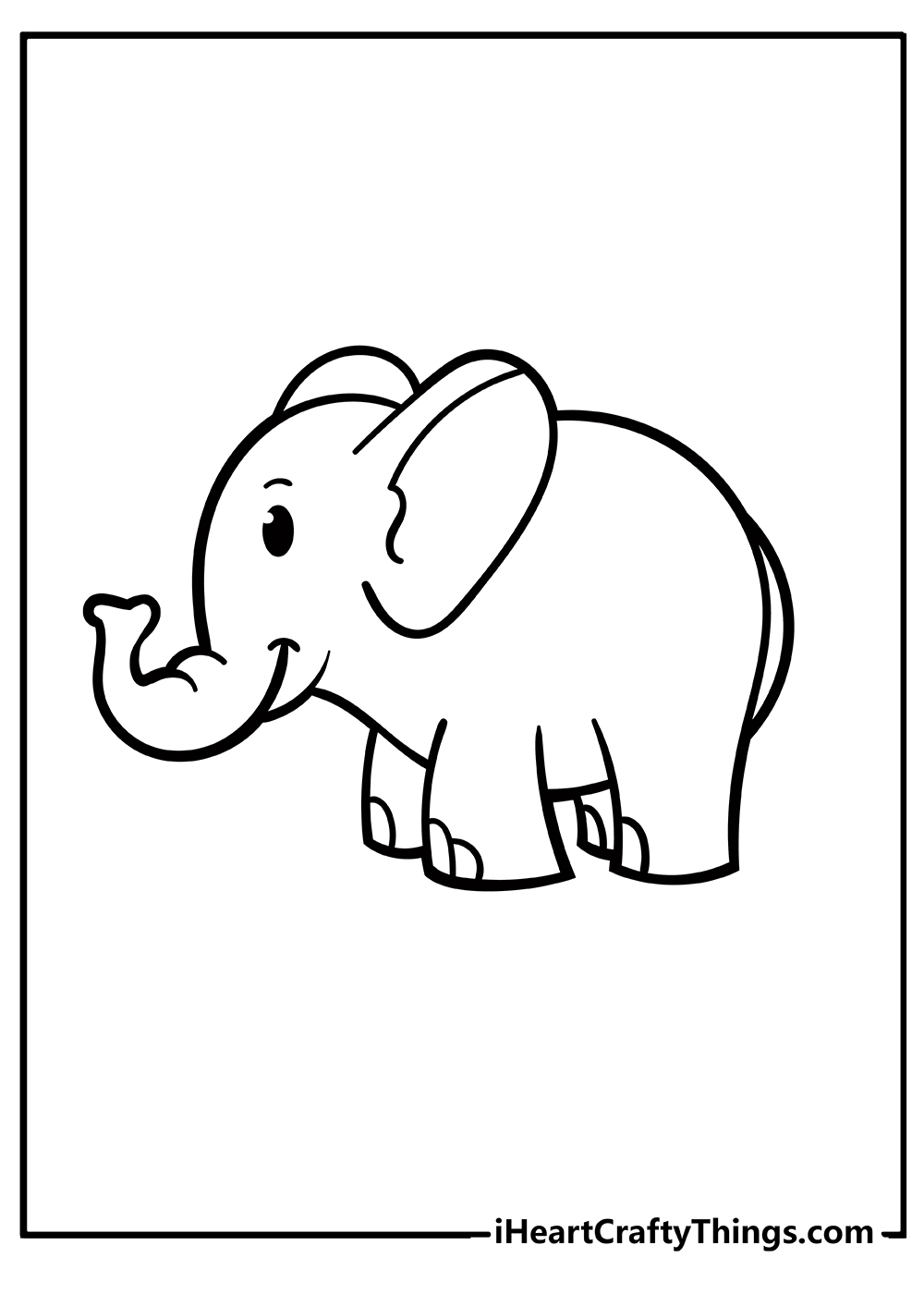 50+ Elephant Coloring Pages for Adults 100