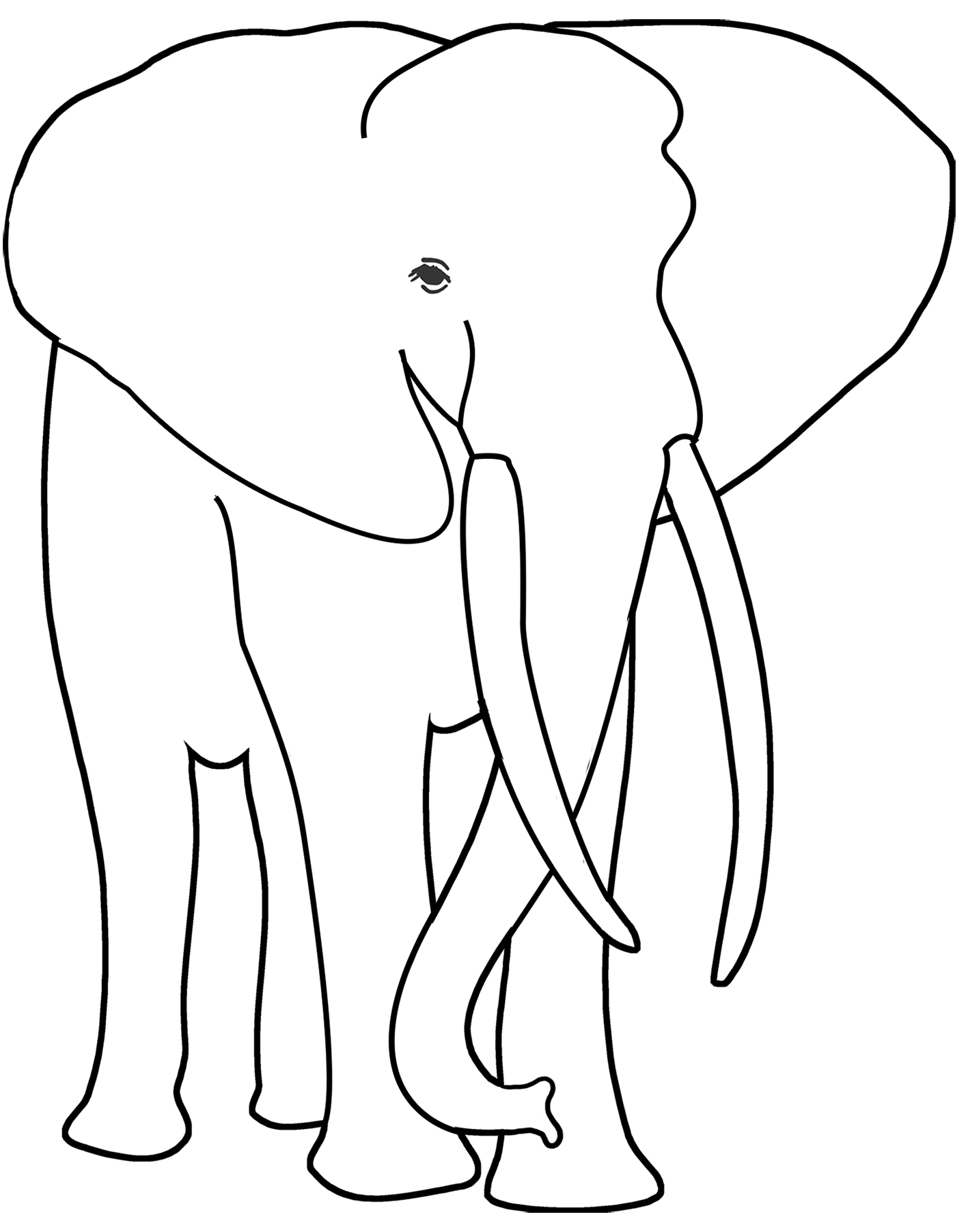 50+ Elephant Coloring Pages for Adults 141