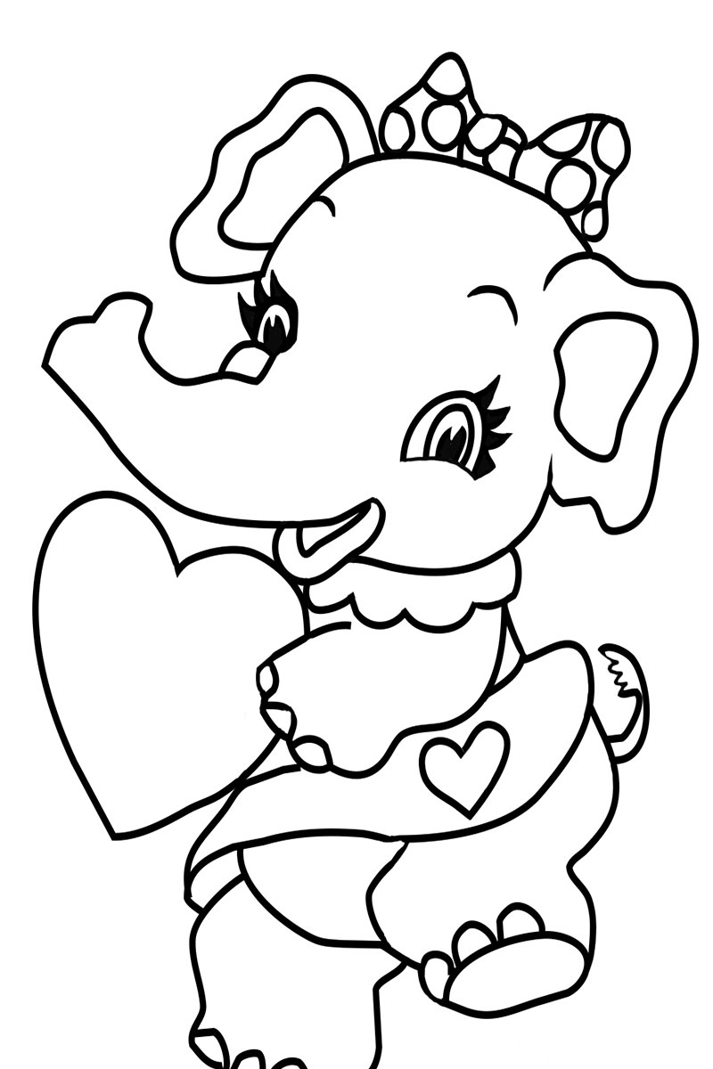 50+ Elephant Coloring Pages for Adults 156