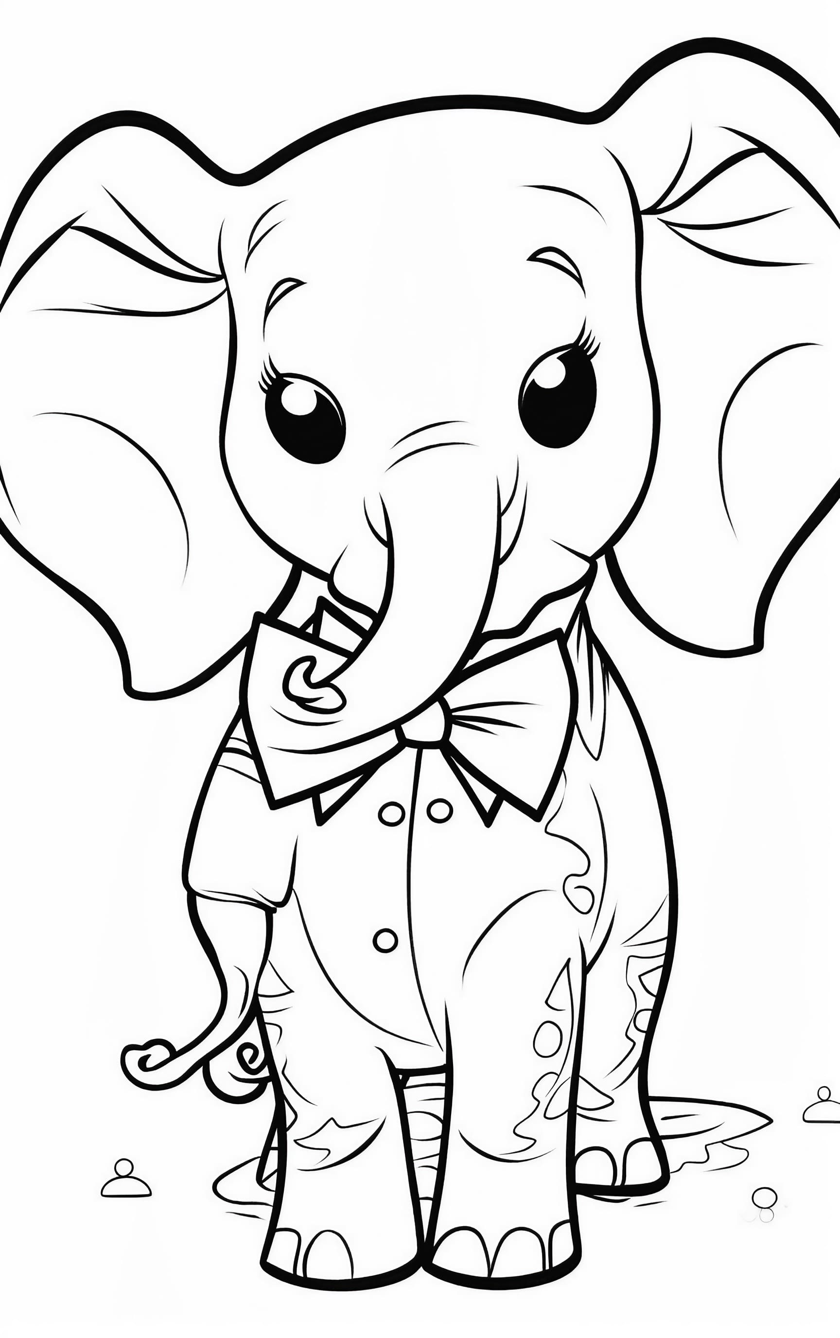 50+ Elephant Coloring Pages for Adults 160