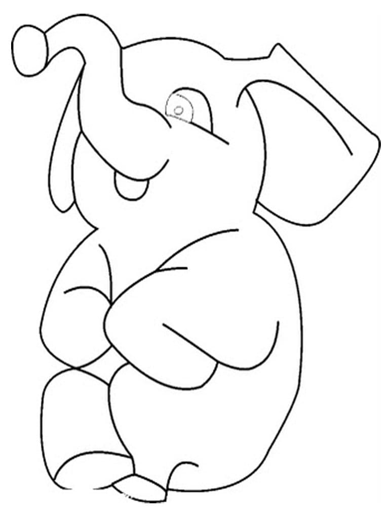 50+ Elephant Coloring Pages for Adults 43