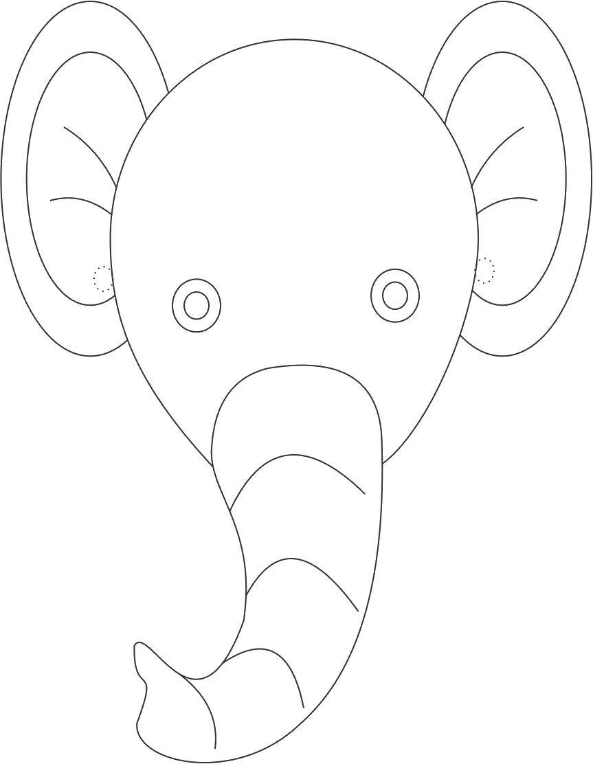 50+ Elephant Coloring Pages for Adults 53