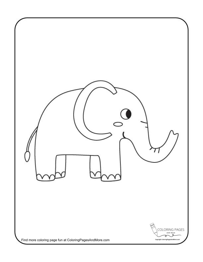 50+ Elephant Coloring Pages for Adults 56