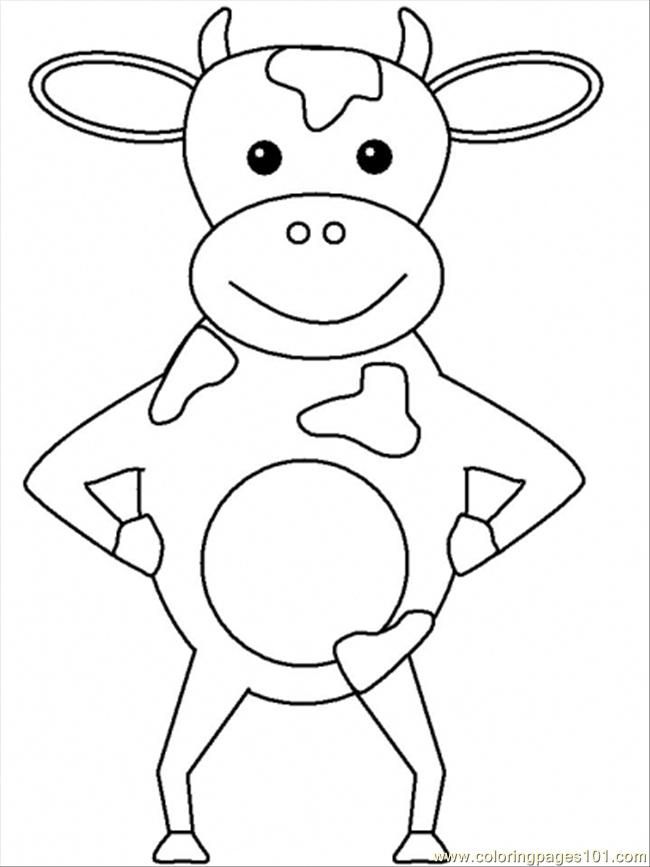 60 Cow Coloring Pages for Kids 101