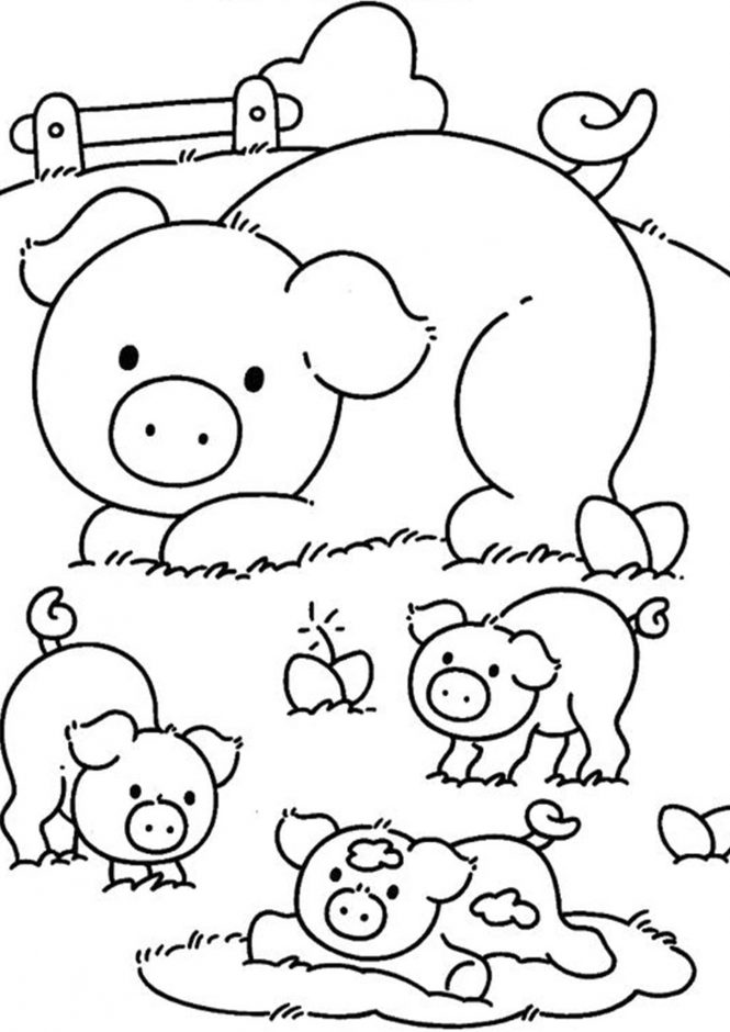 60 Cow Coloring Pages for Kids 129