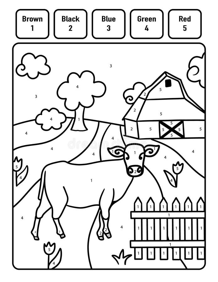 60 Cow Coloring Pages for Kids 147