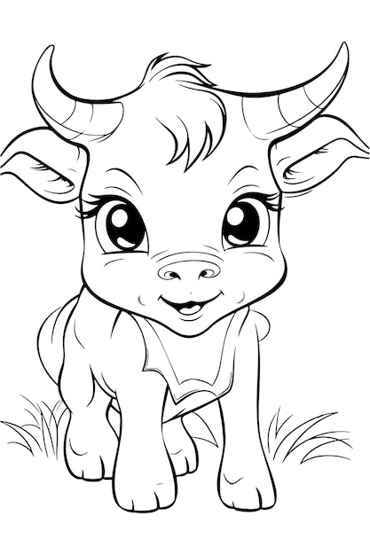 60 Cow Coloring Pages for Kids 151