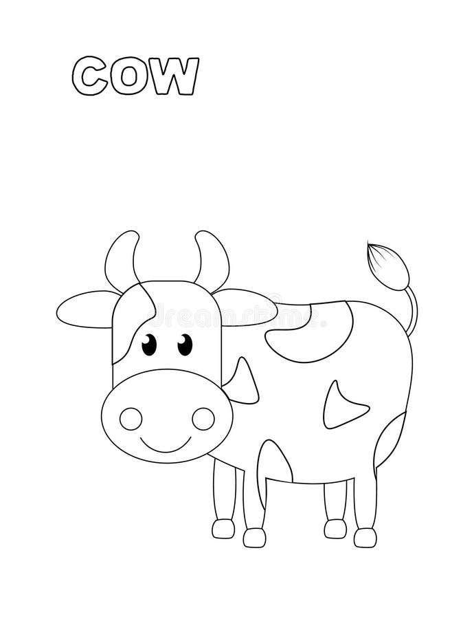 60 Cow Coloring Pages for Kids 16