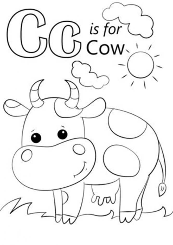 60 Cow Coloring Pages for Kids 173