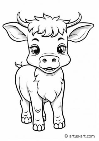 60 Cow Coloring Pages for Kids 178