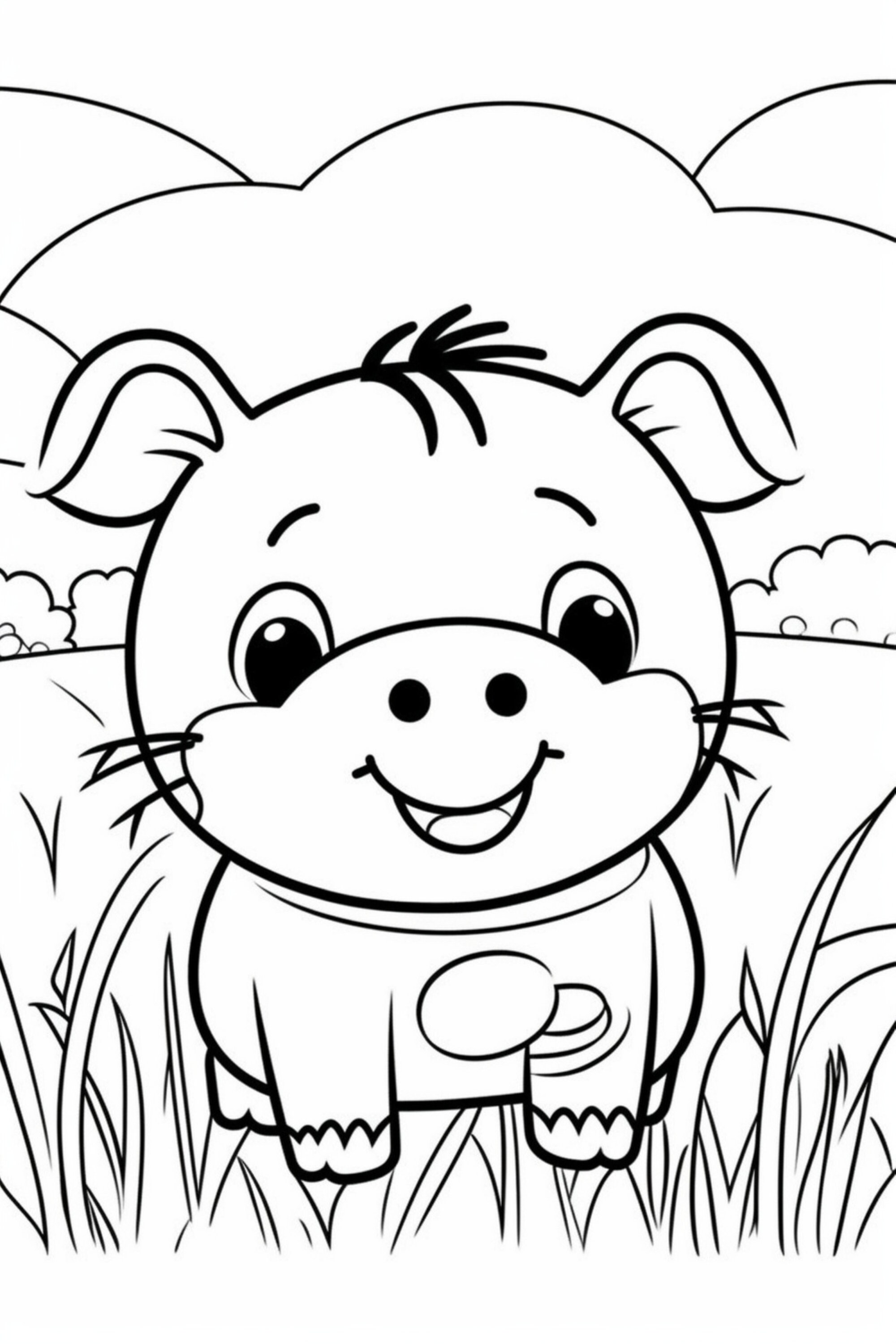 60 Cow Coloring Pages for Kids 37