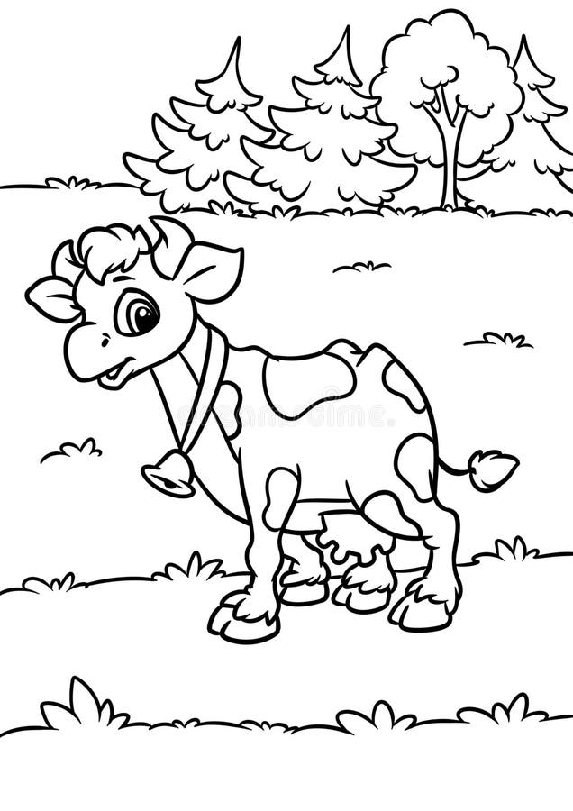 60 Cow Coloring Pages for Kids 42