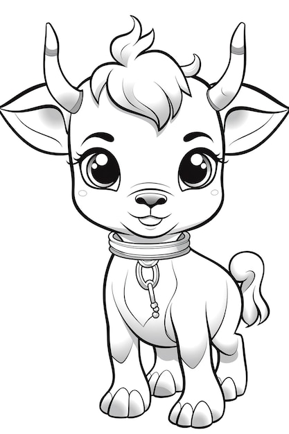 60 Cow Coloring Pages for Kids 55