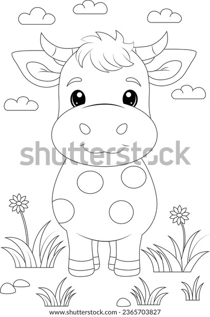 60 Cow Coloring Pages for Kids 56