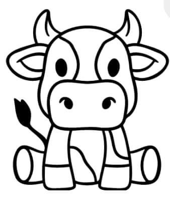 60 Cow Coloring Pages for Kids 57