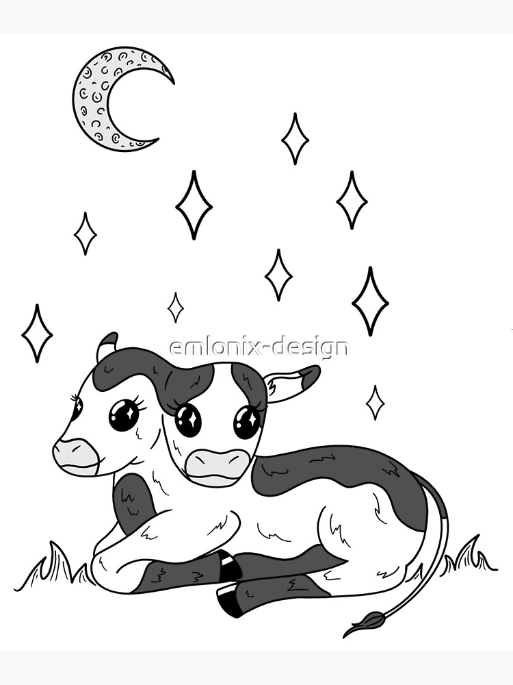 60 Cow Coloring Pages for Kids 65