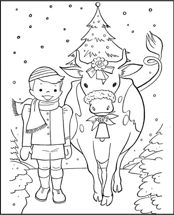 60 Cow Coloring Pages for Kids 75