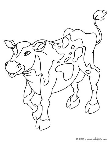 60 Cow Coloring Pages for Kids 82