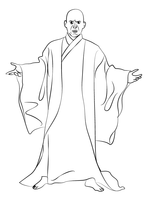 Dark Arts Delight: 100 Lord Voldemort Coloring Pages 102