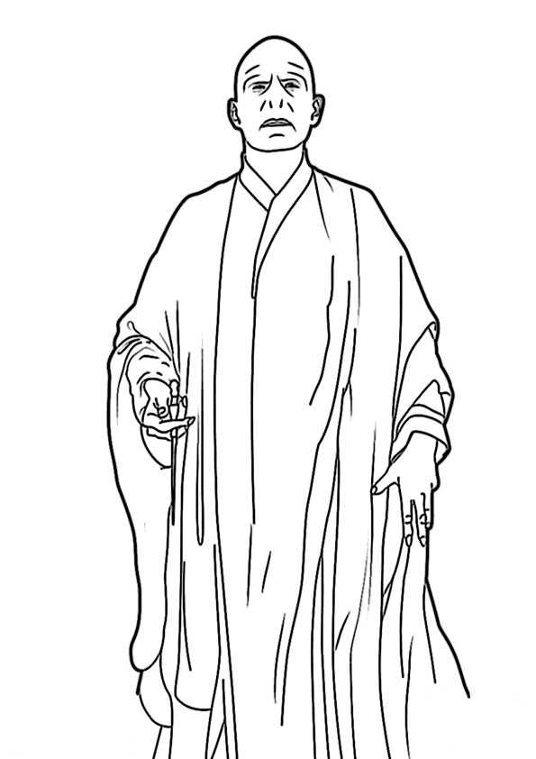 Dark Arts Delight: 100 Lord Voldemort Coloring Pages 106