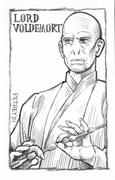 Dark Arts Delight: 100 Lord Voldemort Coloring Pages 24