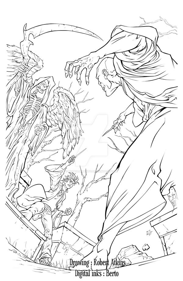 Dark Arts Delight: 100 Lord Voldemort Coloring Pages 30