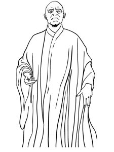 Dark Arts Delight: 100 Lord Voldemort Coloring Pages 51