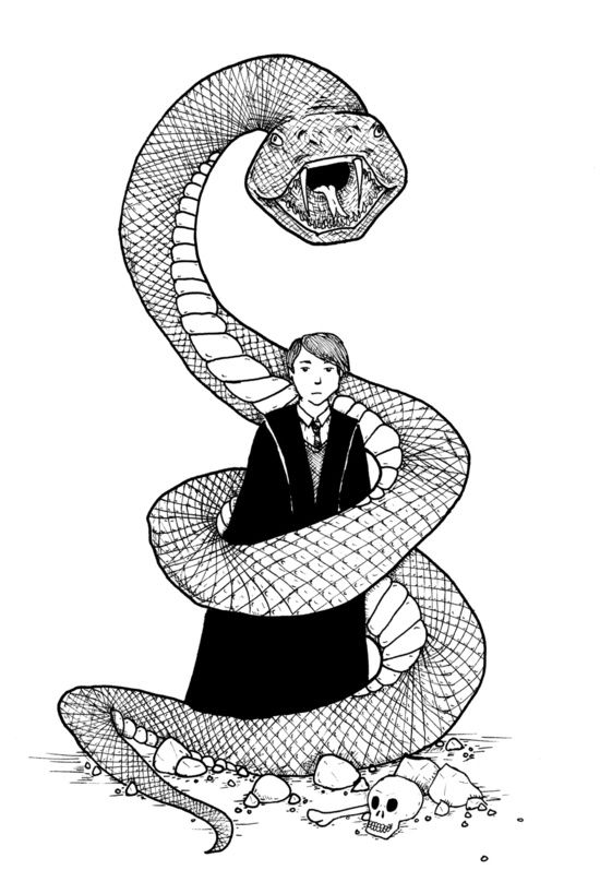 Dark Arts Delight: 100 Lord Voldemort Coloring Pages 62