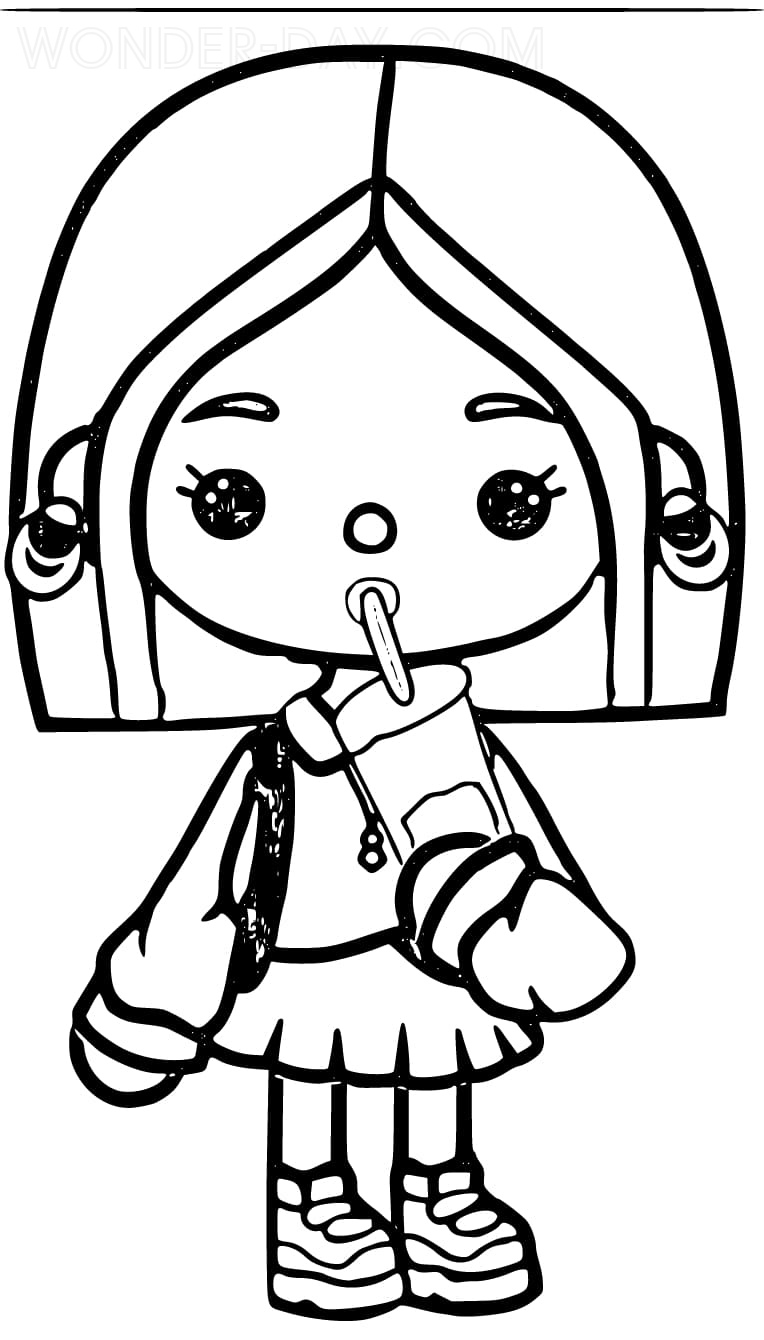 Kawaii Boba Coloring Pages for Adults Unique 24