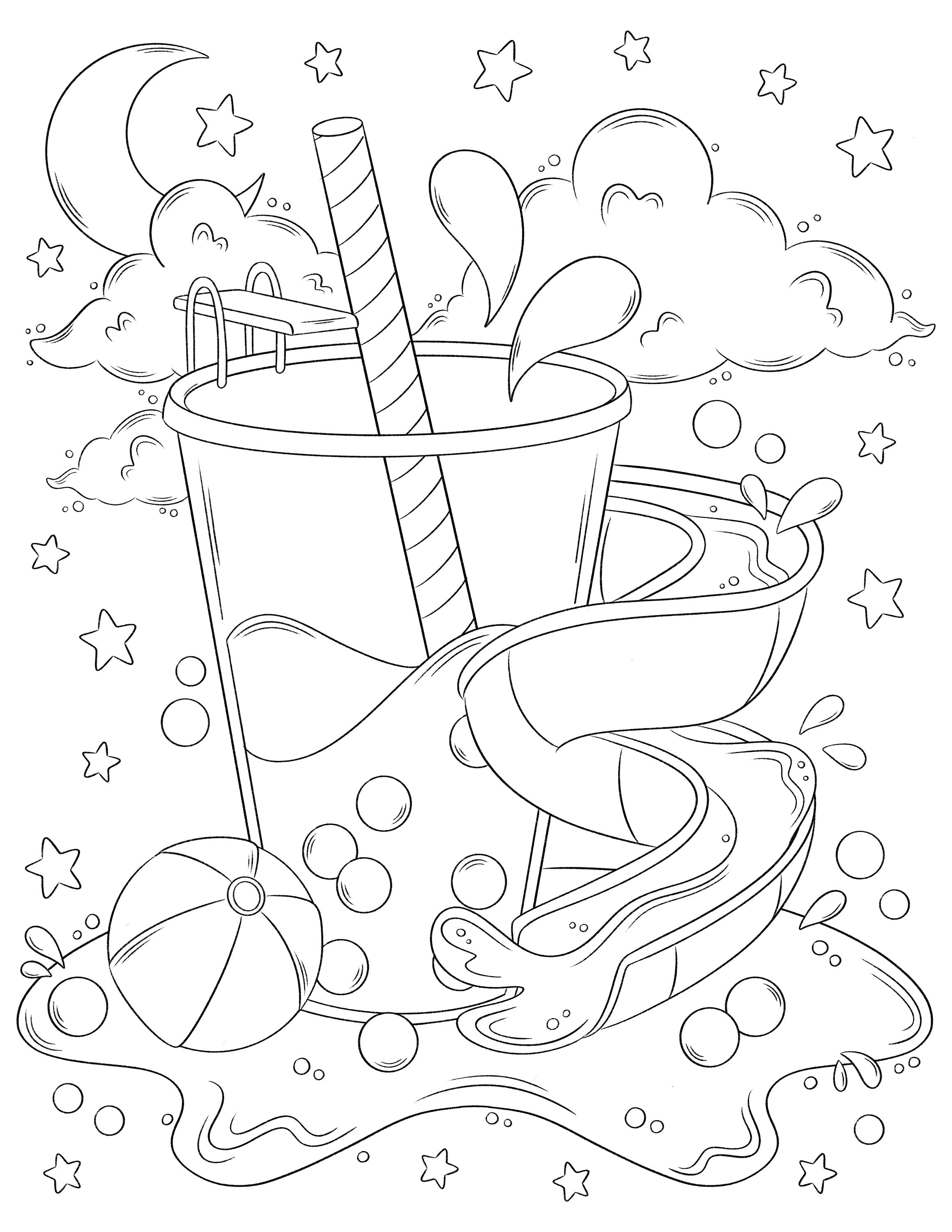 Kawaii Boba Coloring Pages for Adults Unique 69