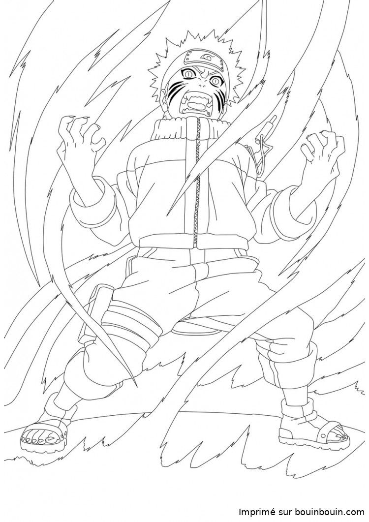 Naruto Coloring Pages: 190+ Ninja Adventure for Fans of the Hidden Leaf Village 116