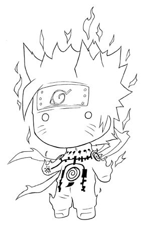 Naruto Coloring Pages: 190+ Ninja Adventure for Fans of the Hidden Leaf Village 128