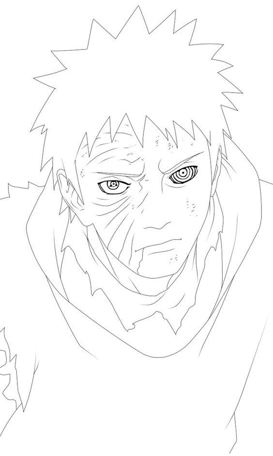 Naruto Coloring Pages: 190+ Ninja Adventure for Fans of the Hidden Leaf Village 132